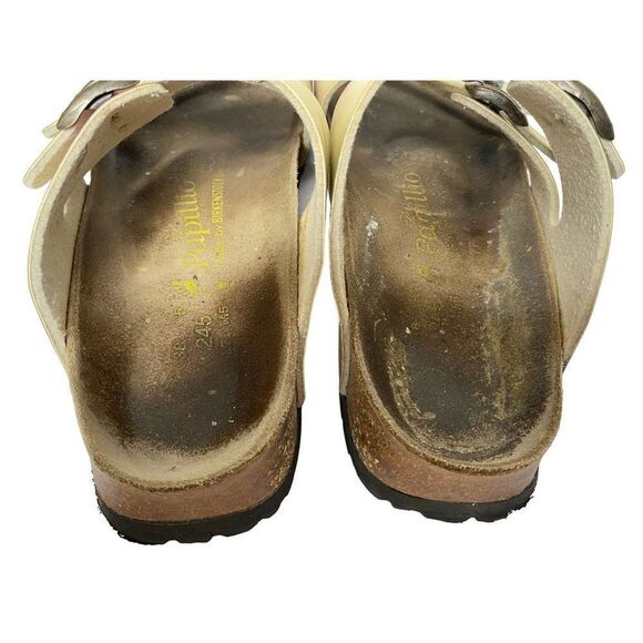 Birkenstock Papillio Womens Open Toe Triple Strap Floral Comfort Sandals Slides - Picture 5 of 8